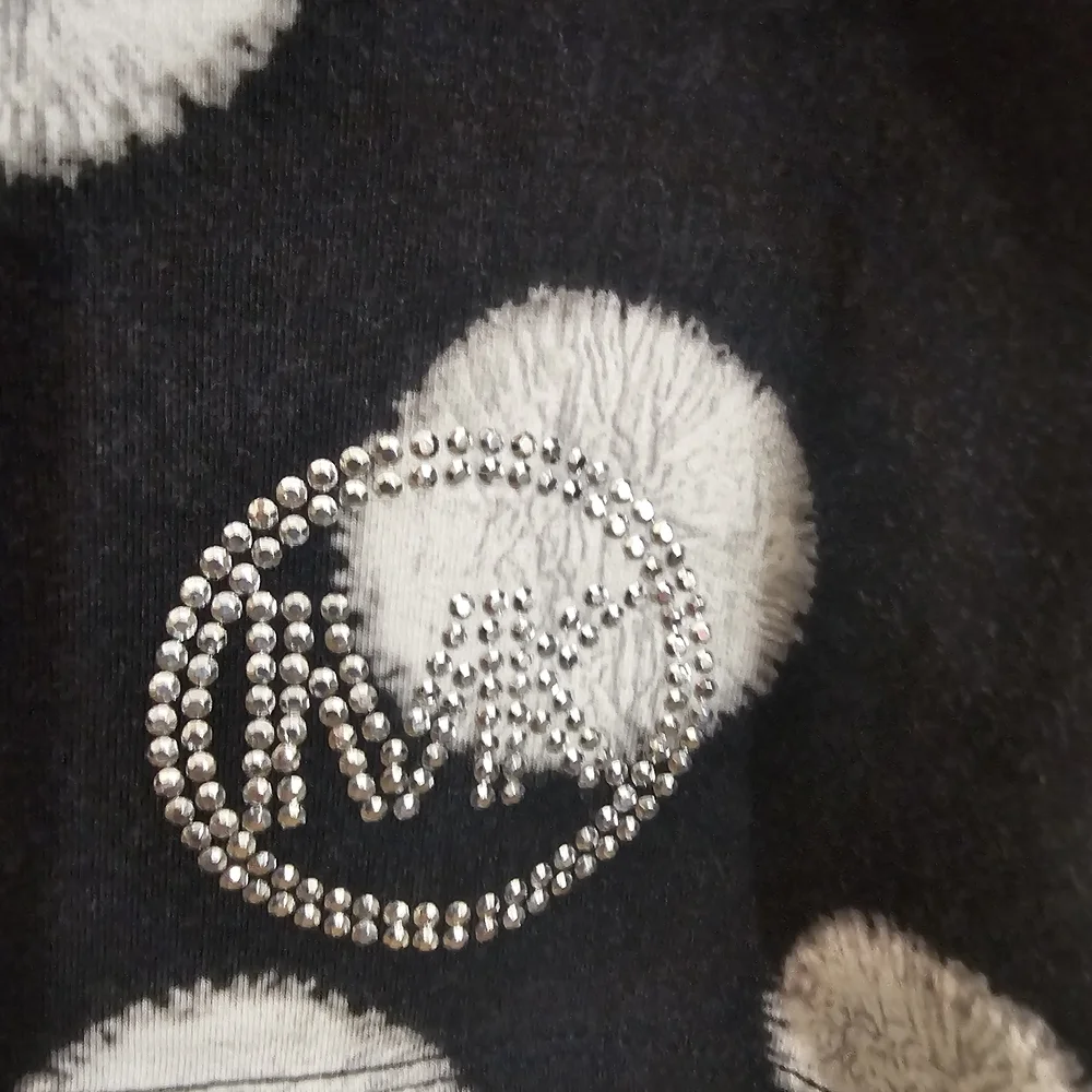 Michael Kors Top Small Polka Dot Black and White